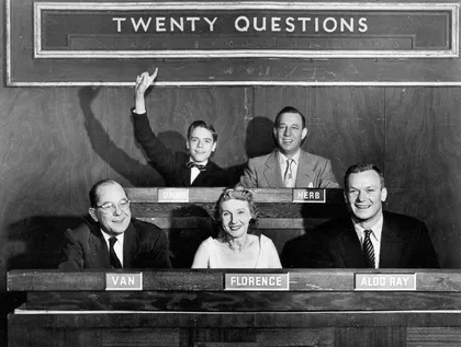 Contestants on the classic game show "Twenty Questions"